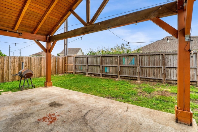 19822 Laurel Trail Dr, Cypress, TX 77433 - view of yard with a patio area and a gazebo