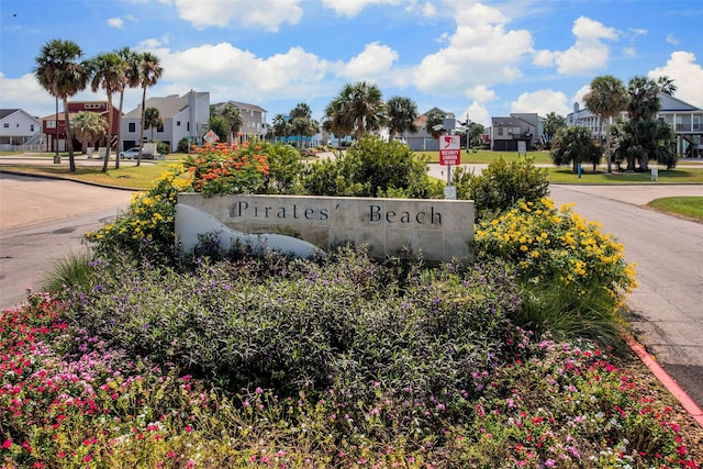 103 Jean Lafitte Cv, Galveston, TX 77554 - community sign with a residential view