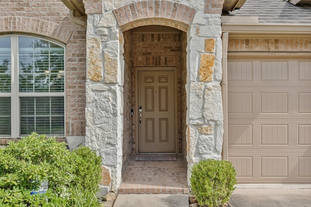 23715 Rivage Ridge Dr, Katy, TX 77493 - property entrance featuring stone siding and brick siding