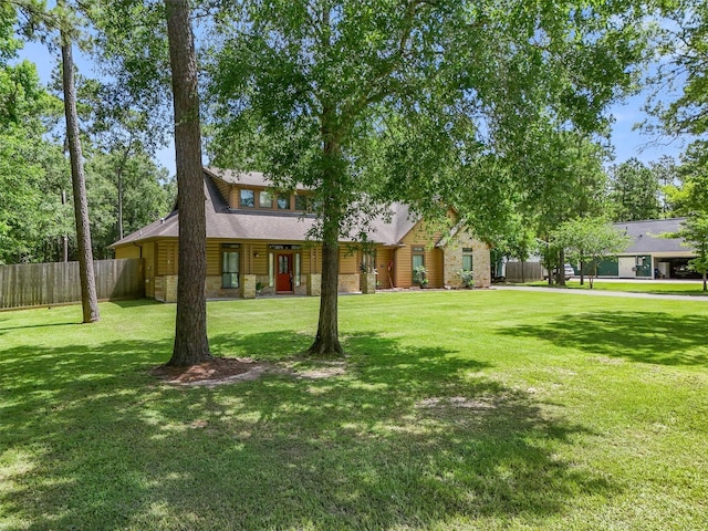 531 Private Road 6350, Dayton, TX 77535 - view of front of home featuring stone siding
