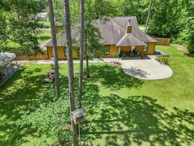 531 Private Road 6350, Dayton, TX 77535 - view of yard featuring a patio