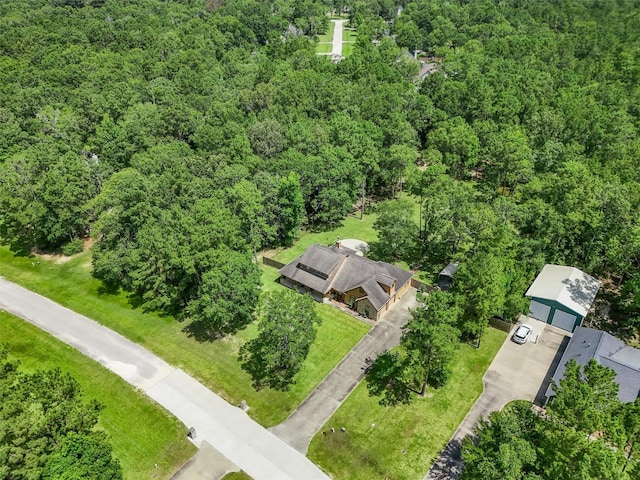 531 Private Road 6350, Dayton, TX 77535 - aerial view of a forest