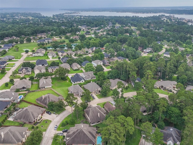 20 Camden Oaks Ln, Montgomery, TX 77356 - aerial view of property and surrounding area with nearby suburban area