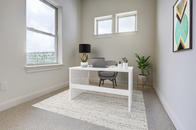 9622 Fannin Sta W, Houston, TX 77045 - office with carpet and baseboards