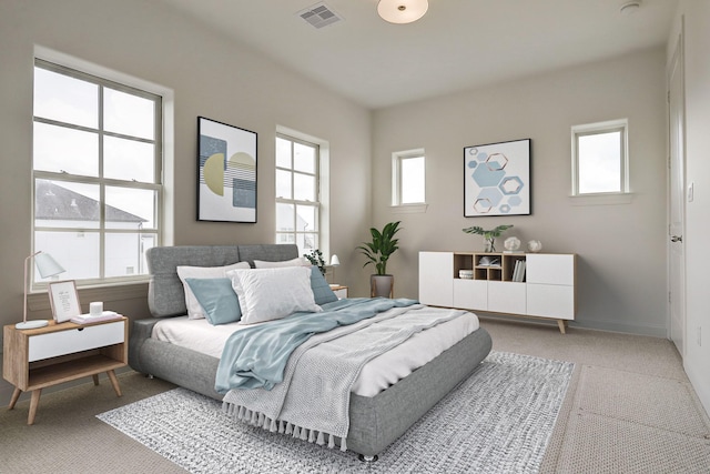 9622 Fannin Sta W, Houston, TX 77045 - bedroom featuring light carpet