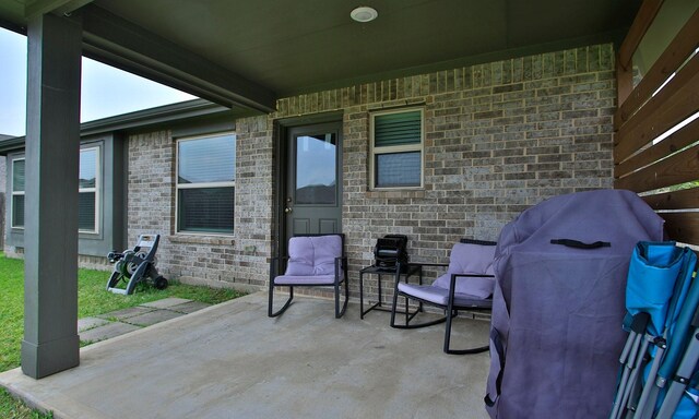 20202 Creekdale Bend Dr, Cypress, TX 77433 - view of patio / terrace featuring area for grilling
