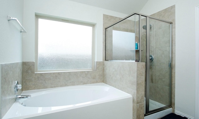 20202 Creekdale Bend Dr, Cypress, TX 77433 - bathroom with a bath and a stall shower