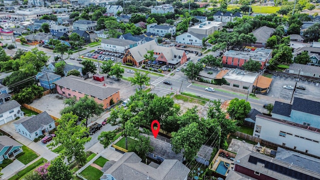 1038 Lawrence St, Houston, TX 77008 - drone / aerial view