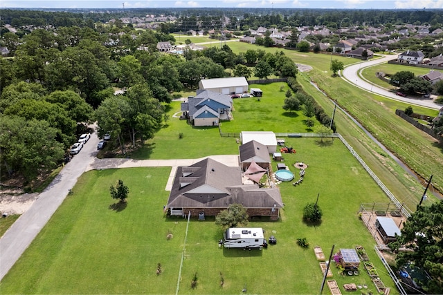 10711 Indian Trails Dr, Tomball, TX 77375 - aerial perspective of suburban area