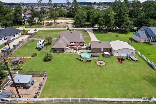10711 Indian Trails Dr, Tomball, TX 77375 - aerial view of residential area