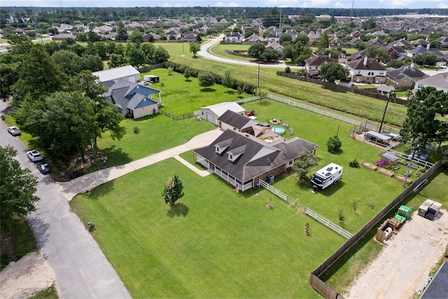 10711 Indian Trails Dr, Tomball, TX 77375 - aerial perspective of suburban area