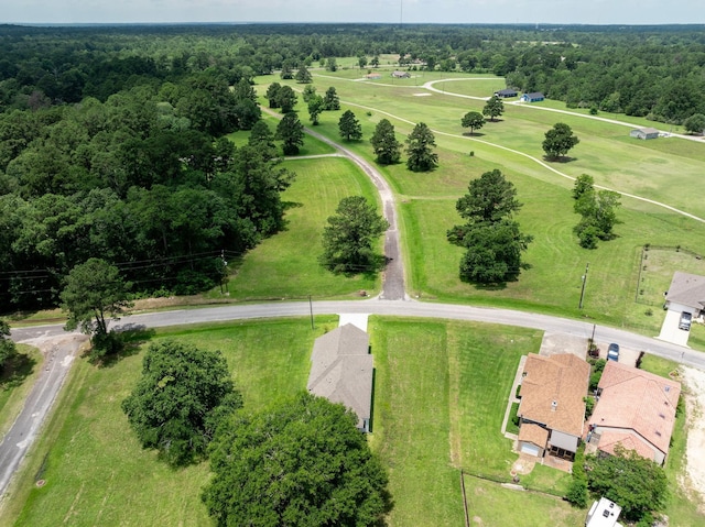 68 Fairway Dr, Trinity, TX 75862 - aerial view of a heavily wooded area