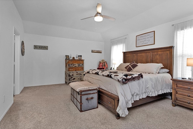 315 Coral Drift Ct, Crosby, TX 77532 - bedroom with light carpet and a ceiling fan