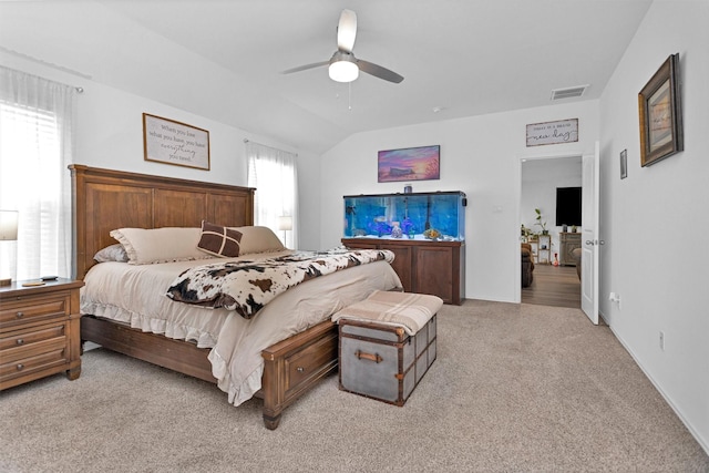315 Coral Drift Ct, Crosby, TX 77532 - bedroom featuring light colored carpet and ceiling fan