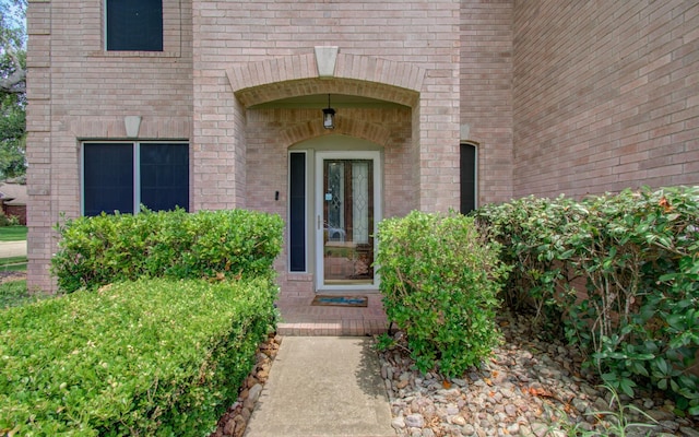 3203 Blaesser Dr, Pearland, TX 77584 - view of exterior entry featuring brick siding