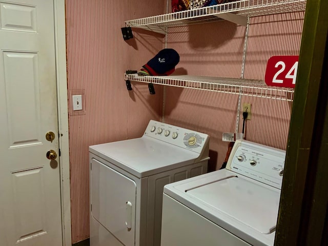 24360 Webb Rd, Porter, TX 77365 - laundry area with separate washer and dryer