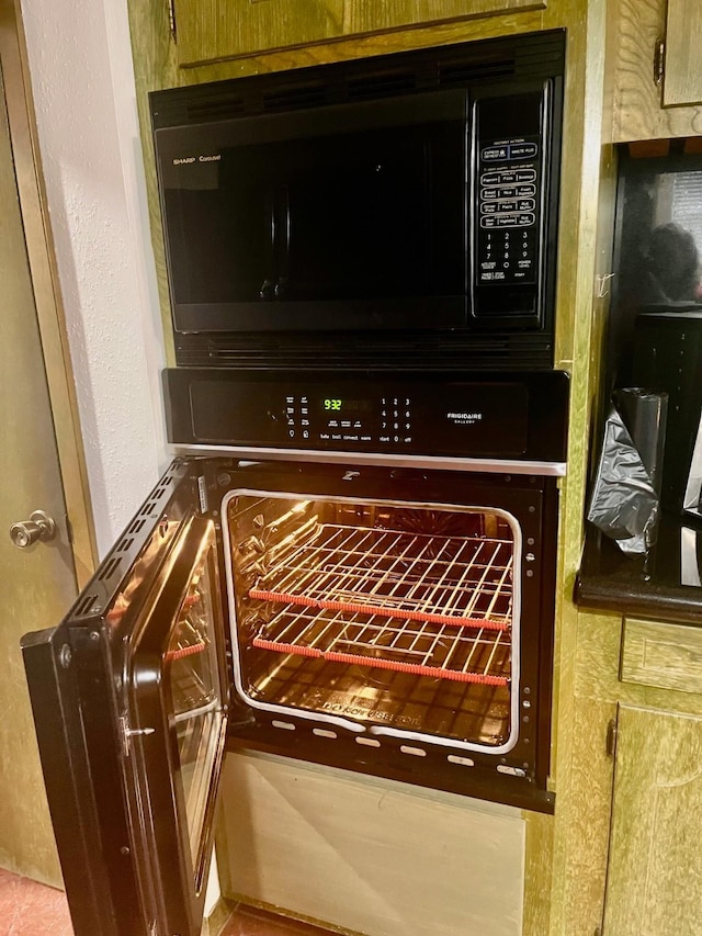 24360 Webb Rd, Porter, TX 77365 - kitchen view of black microwave