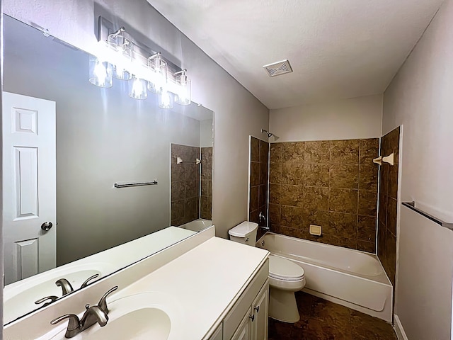 29375 Alba Rose Dr, Spring, TX 77386 - full bath featuring vanity, toilet, and shower / bath combination