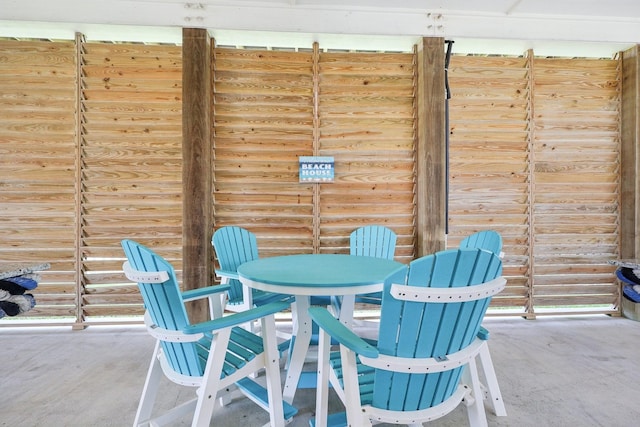 22212 Cantina Dr, Galveston, TX 77554 - view of patio / terrace featuring outdoor dining space