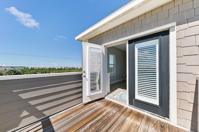 22212 Cantina Dr, Galveston, TX 77554 - view of wooden terrace