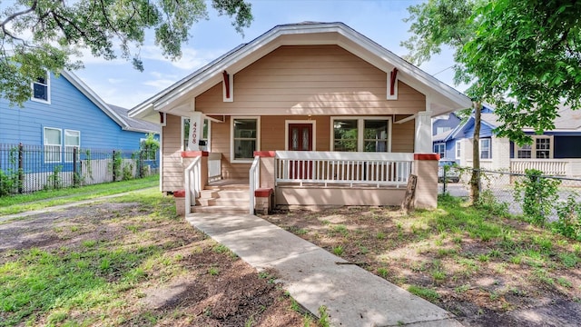 4208 Walker St, Houston, TX 77023 - bungalow-style house with a porch