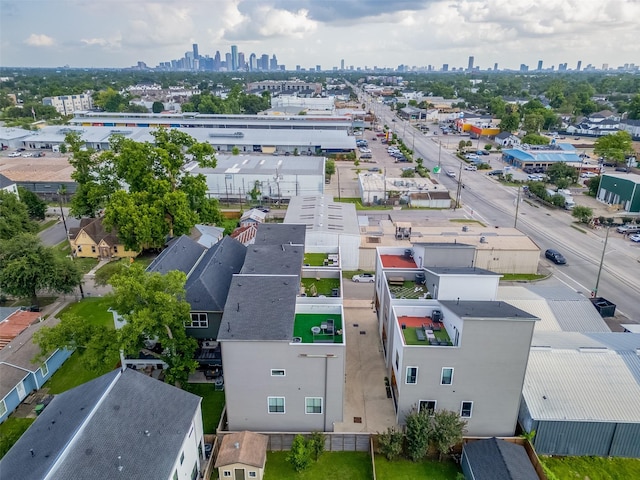 1305 E 27th St Unit A, Houston, TX 77009 - drone / aerial view of skyline
