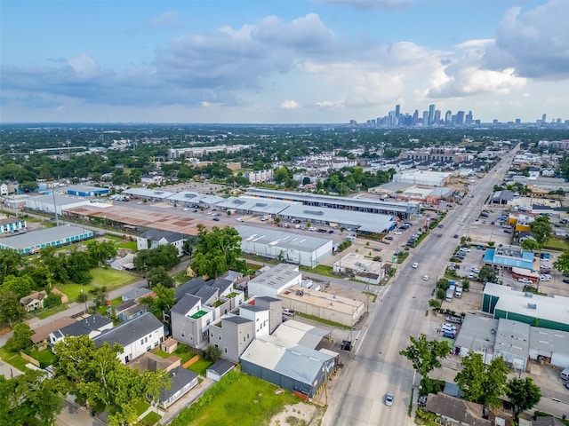 1305 E 27th St Unit A, Houston, TX 77009 - drone / aerial view of city skyline