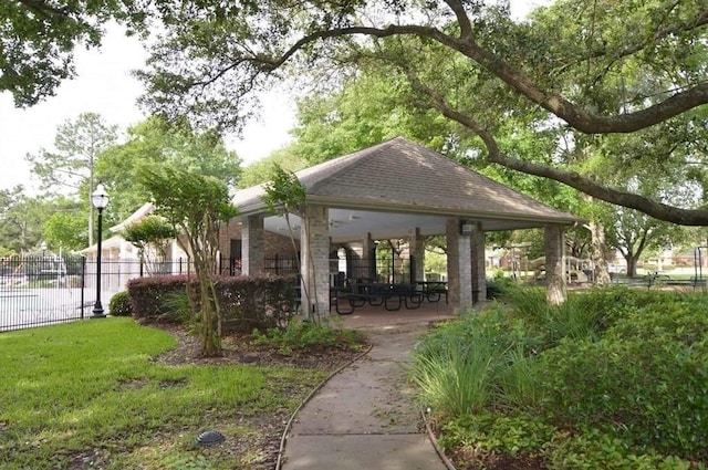 15903 Ridge Park Dr, Houston, TX 77095 - surrounding community with a gazebo
