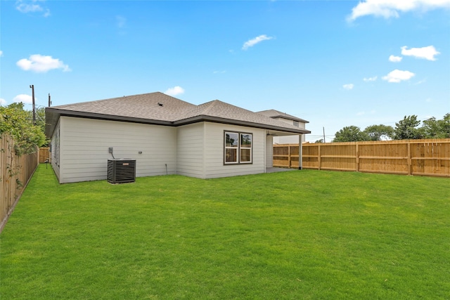14307 Laredo St, Houston, TX 77015 - back of property featuring a fenced backyard and a shingled roof