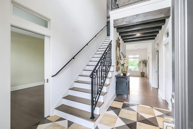 4002 Old Chocolate Bayou Rd Unit Cr89, Manvel, TX 77578 - stairway with baseboards