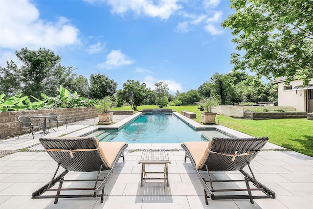 4002 Old Chocolate Bayou Rd Unit Cr89, Manvel, TX 77578 - outdoor pool with a patio area and a yard