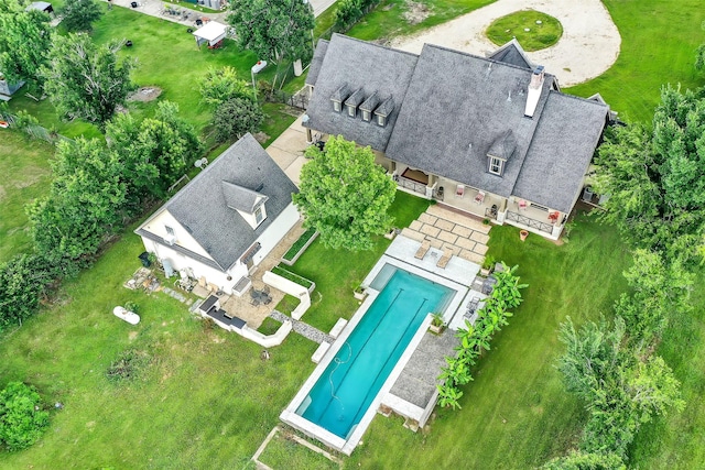 4002 Old Chocolate Bayou Rd Unit Cr89, Manvel, TX 77578 - aerial view of property and surrounding area featuring a pool