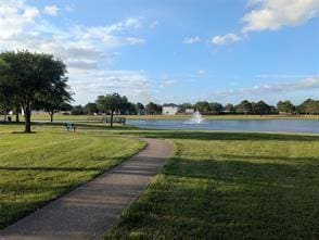 4719 Redbud Place Ln, Richmond, TX 77469 - view of home's community featuring a water view and a yard