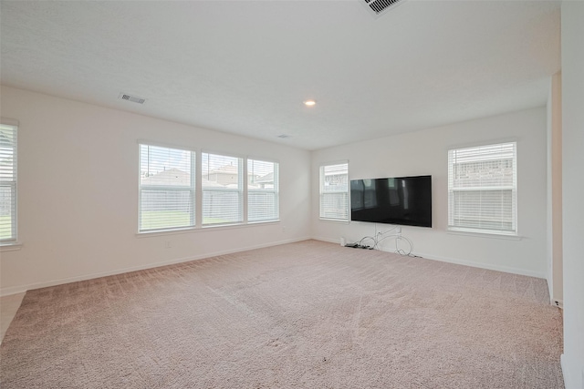 12327 Buck Sable Ln, Houston, TX 77044 - unfurnished living room featuring carpet floors