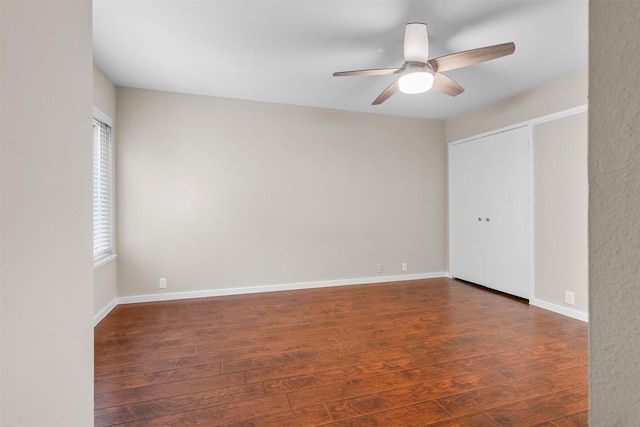 161 Litchfield Ln, Houston, TX 77024 - unfurnished room with wood finished floors, a ceiling fan, and healthy amount of natural light