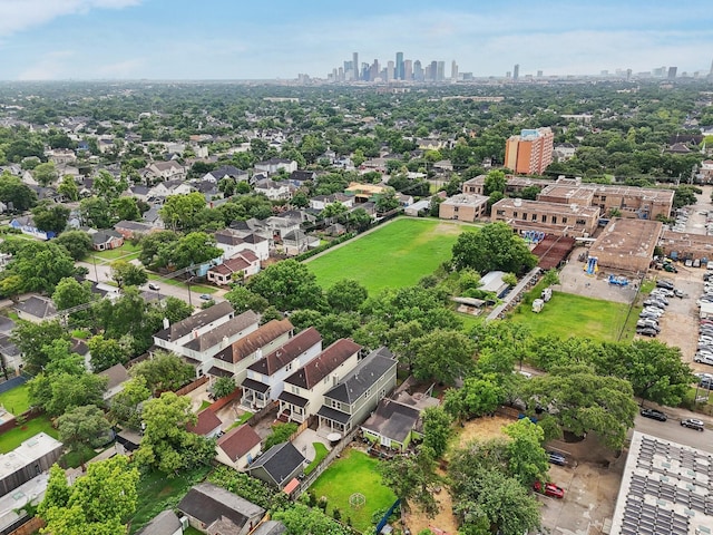 121 E 22nd St, Houston, TX 77008 - bird's eye view of skyline