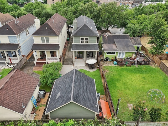 121 E 22nd St, Houston, TX 77008 - aerial view of residential area