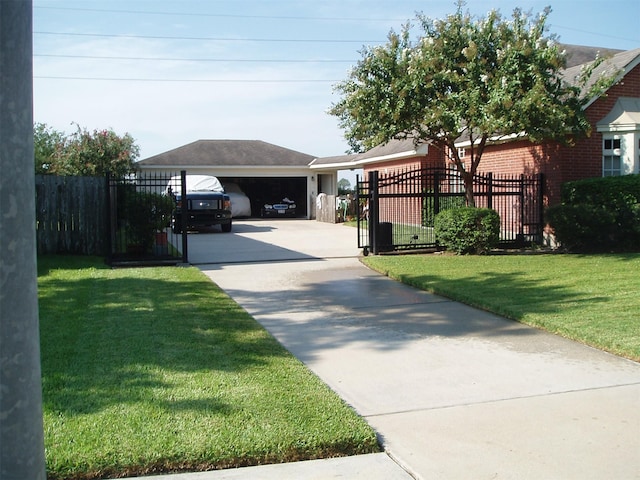 15014 Redbud Leaf Ln, Cypress, TX 77433 - view of front of house with concrete driveway and a gate