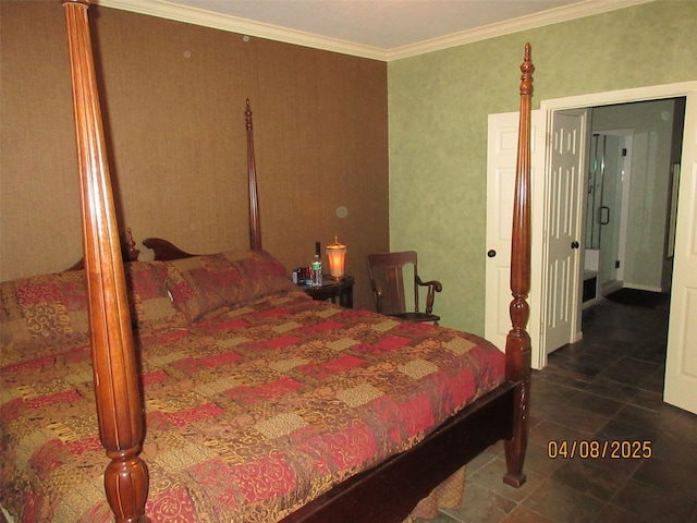 15014 Redbud Leaf Ln, Cypress, TX 77433 - tiled bedroom with ornamental molding