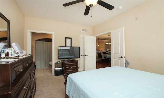 2203 Dorrington St Unit 208, Houston, TX 77030 - bedroom with carpet and ceiling fan