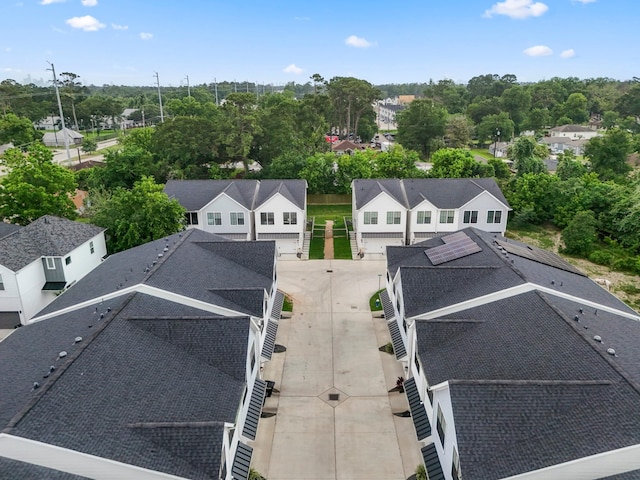 6405 Highland Pine Ln, Houston, TX 77091 - aerial view of residential area featuring a tree filled landscape