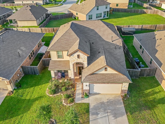 5107 Twin Summit Dr, Rosenberg, TX 77469 - aerial view of residential area