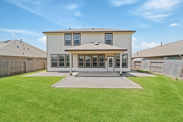 5107 Twin Summit Dr, Rosenberg, TX 77469 - rear view of property with a patio area