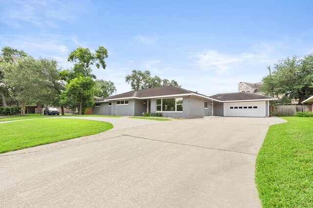 3619 N Braeswood Blvd, Houston, TX 77025 - ranch-style house featuring driveway and an attached garage