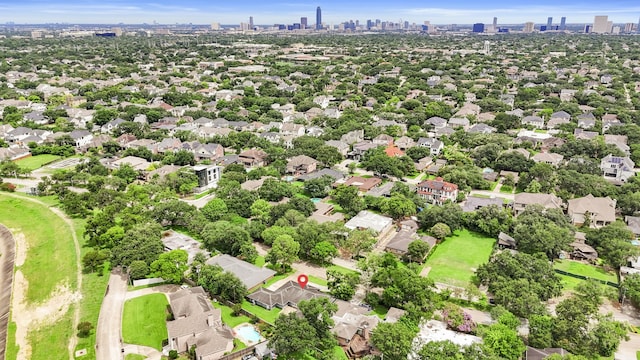 3619 N Braeswood Blvd, Houston, TX 77025 - aerial view of city skyline