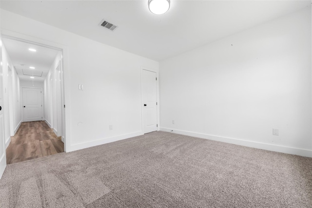 6155 Ridgeway Dr, Houston, TX 77033 - empty room with attic access and carpet flooring