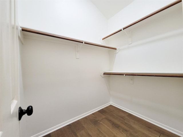 218 Windrift Ct, Sugar Land, TX 77479 - walk in closet featuring dark wood finished floors