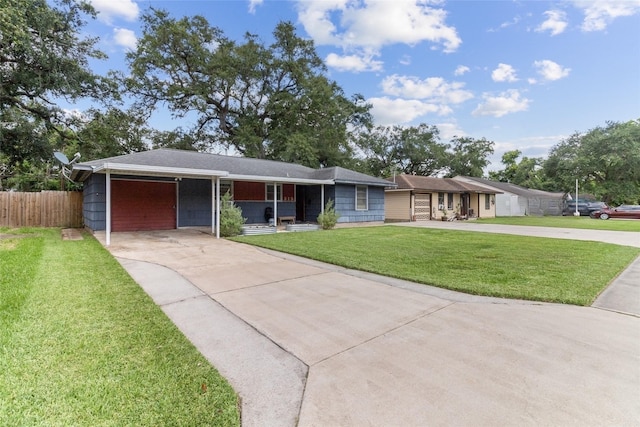 315 Cypress St, Lake Jackson, TX 77566 - single story home featuring driveway, covered porch, and a carport