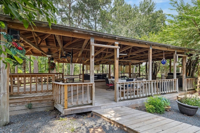 14111 Decker Dr, Magnolia, TX 77355 - view of property's community featuring outdoor dining space