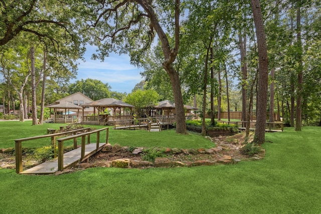 14111 Decker Dr, Magnolia, TX 77355 - surrounding community with a gazebo